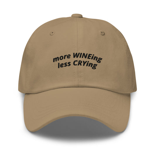 more WINEing - less CRYing Caps