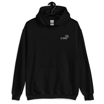 less THINKing more DRINKing Hoodie | Dark